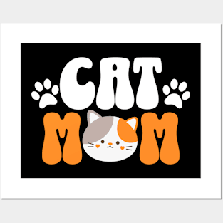 Cat Mom Posters and Art